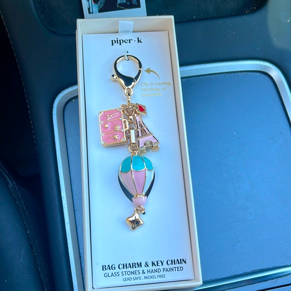 Piper K bag charm